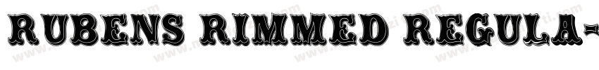 Rubens Rimmed Regula字体转换